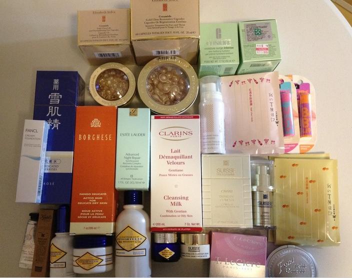 香港败回一堆化妆品晒价格喽！  