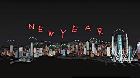 香港除夕夜烟火将首次砌出HAPPY NEW YEAR字样