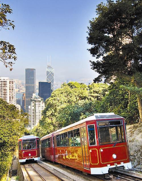 香港山顶缆车1元乘搭益市民