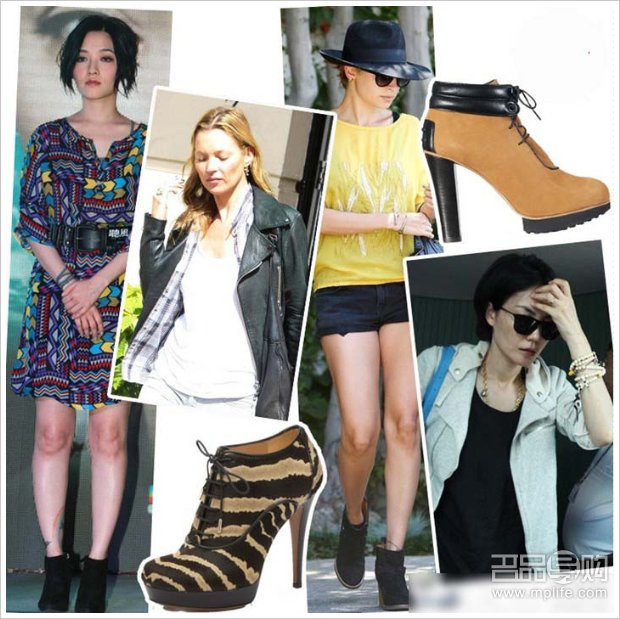 早秋必备踝靴王菲范晓萱示范 （上）