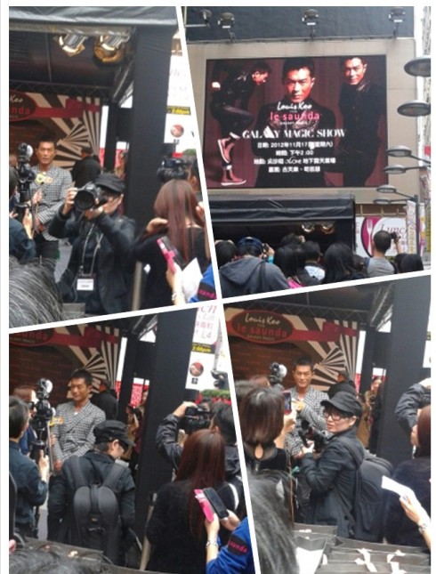 香港游 偶遇古天乐！