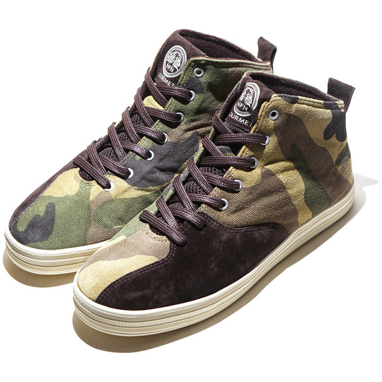 香港时尚购物：迷彩板鞋！NFN GOURMET camo Quattro Skate SN