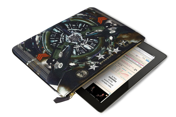 香港购物：纪梵希印花帆布iPad保护套