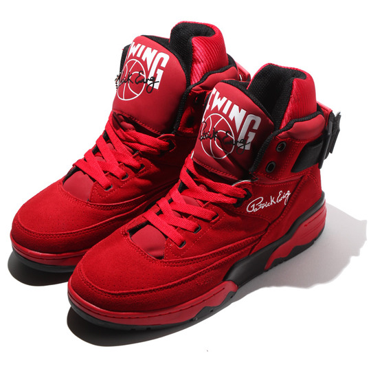 香港时尚：G-Drangon着用红鞋！EWING ATHLETICS 33红色版到着