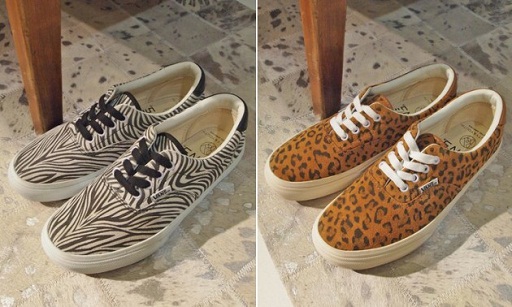 香港时尚新品：Beauty&Youth x Vans Era 动物系列2013春季新款鞋履