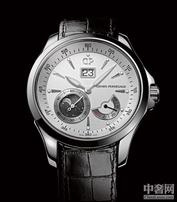 香港购物：芝柏表全新Traveller系列大日历月相腕表