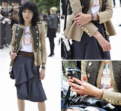 张曼玉杨颖 巴黎世家小配饰玩转指间浮夸