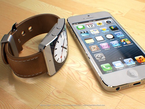 形似小号iPhone 5 苹果iWatch概念图