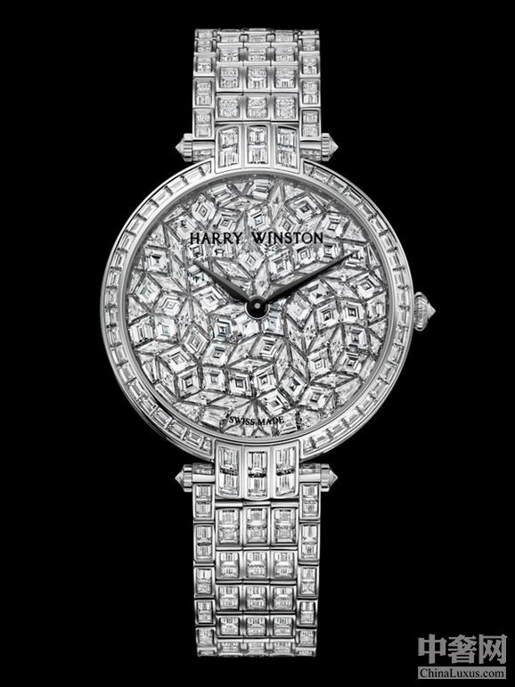 香港购物：Harry Winston Premier Glacier珠宝腕表
