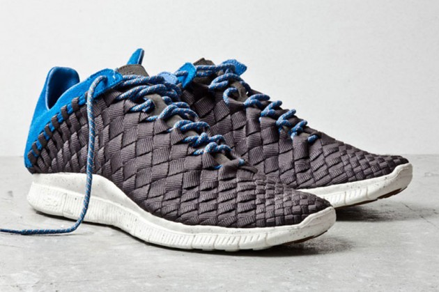 香港时尚鞋款：Nike Free Inneva Woven Newsprint/Blue 湖蓝新色