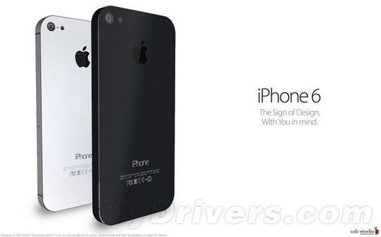 iOS 7版iPhone 6欣赏：无边框4.3英寸屏