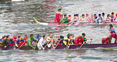 香港龙舟嘉年华闭幕 香港音乐节美酒节受关注