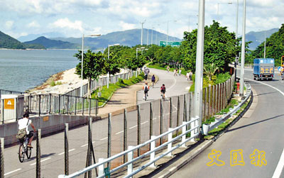 香港马鞍山至上水自行车路径年底完成