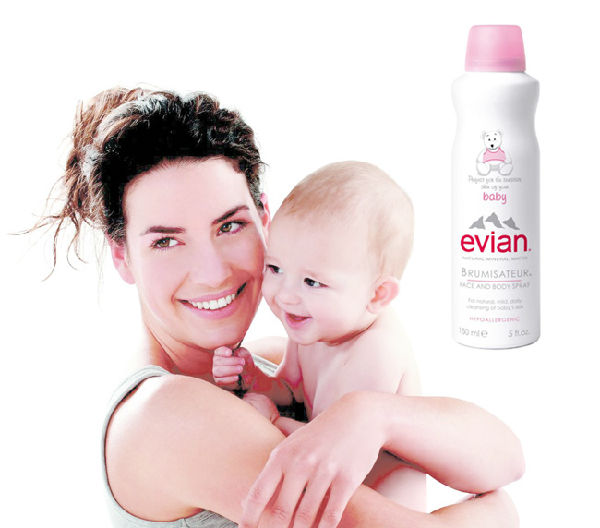 香港购物：法国品牌evian®首次推出BB天然矿泉水喷雾