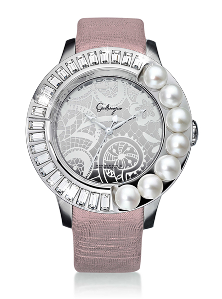 香港购物：法国艺术水晶腕表 GALTISCOPIO 弦美珍珠系列