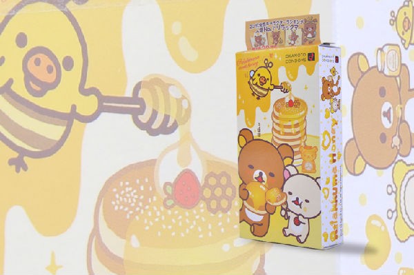 甜蜜蜜的爱：冈本轻松熊避孕套(日本版)10片装