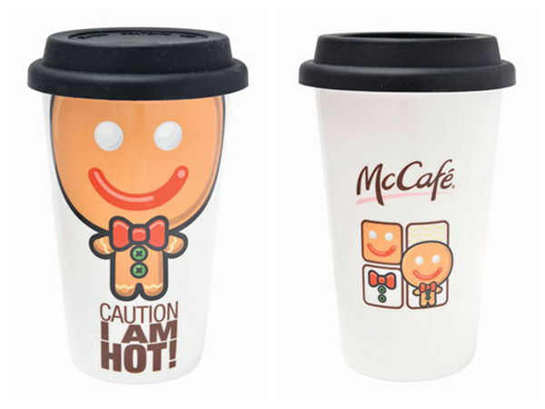 香港时尚： McCafé姜饼人暖意保暖杯