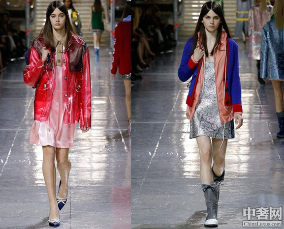 香港购物预览：Miu Miu 2014秋冬走实用路线 针织衫套风衣最时尚