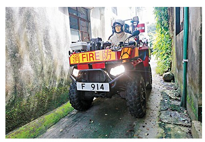 迷你消防车入驻香港长洲南丫岛大澳