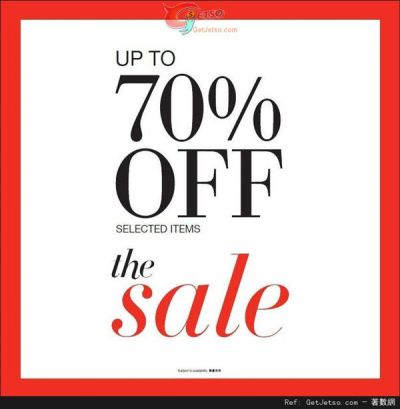 香港优惠：Marks &Spencer Further Sales 低至3折优惠(至14年8月3日)