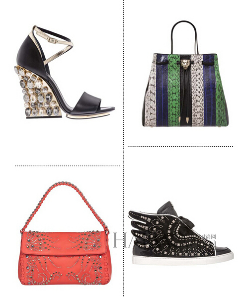 香港购物：Roberto Cavalli  2015早春配饰系列 华丽动物纹×植物色彩