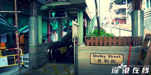 香港旅行：中环半山扶梯一日游 中环至半山自动扶梯