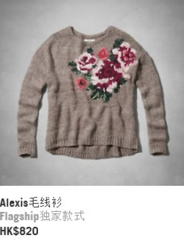 香港购物：A&F 2014最新秋季女装推荐（附详细报价）
