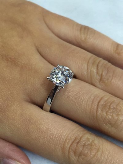 [香港购物分享] – Ns Luxury 1ct闪闪钻戒