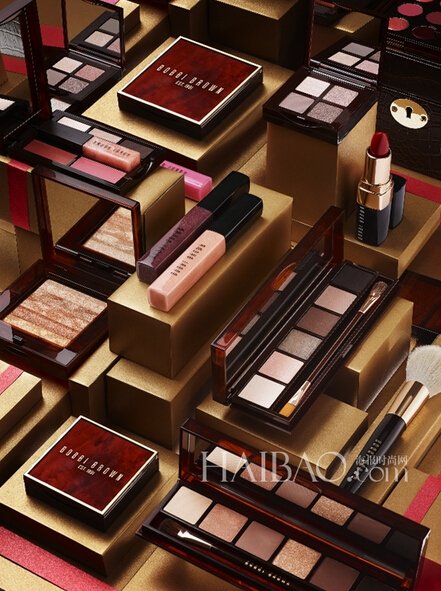 香港化妆品：复古燃情派对！芭比·波朗 (Bobbi Brown) 烈焰鎏金2014圣诞限量系列