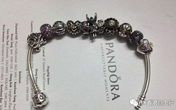 香港晒货：终于拔草了！晒晒我在HK买的潘多拉手链，9折哦！