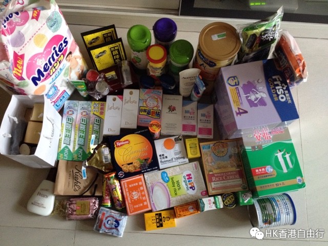 香港屯门购物行败药品、化妆品、零食、母婴用品