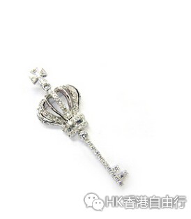 香港购物：pink box lock and key吊坠HK报价