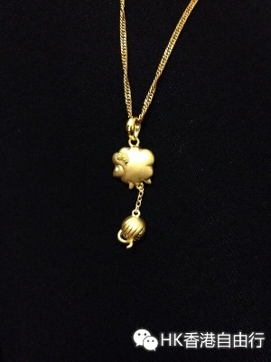 20150311去澳门买iphone6 plus,顺便买了周大福3个羊吊坠（附价）