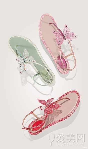 香港时尚：清新一下! Rene Caovilla 2015春夏鞋款