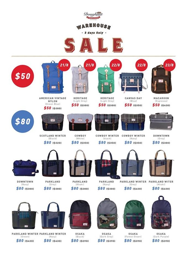 香港打折：Doughnut精选特价货品低至1折发售（15年8月21日至8月23日）