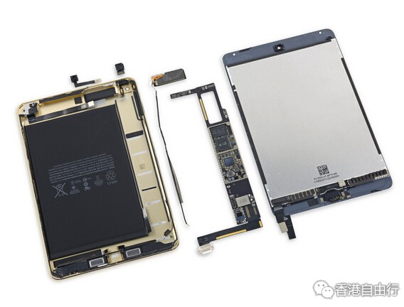 iPad mini 4拆解出炉 低调亮相巨大提升
