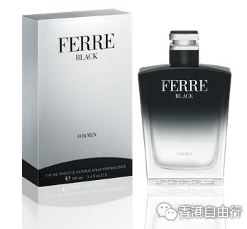香港购物：全新FERRÉ Black男士香水 打造时尚而富神秘感的绅士