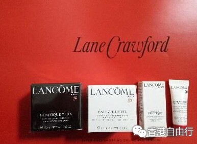 香港晒货：2015兰蔻圣诞彩妆盒、淡斑精华套装、小黑瓶眼霜套装、水份缘套装 