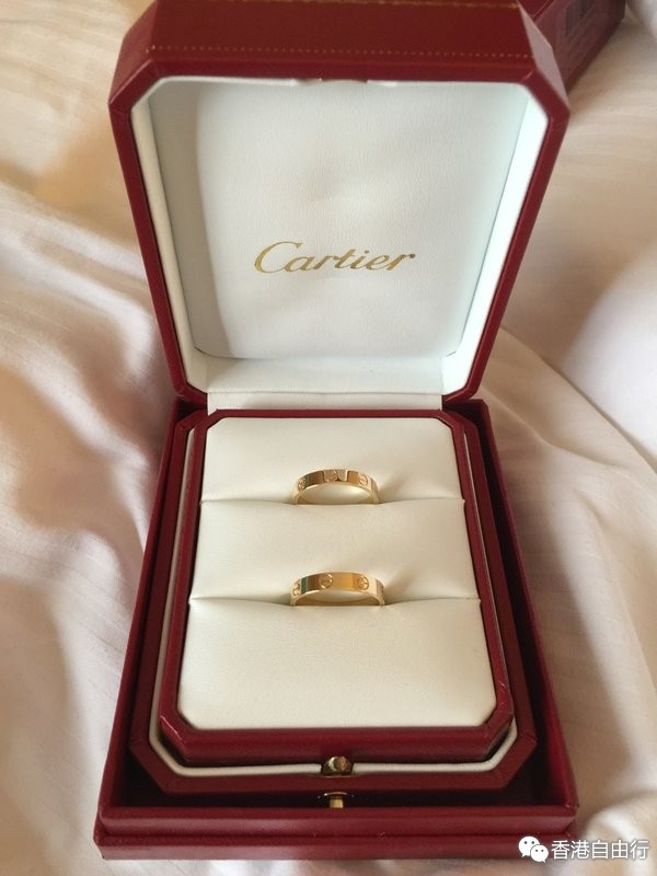 香港晒货：HK采购 收获Tiffany钻戒、Cartier对戒、pinkbox黄金