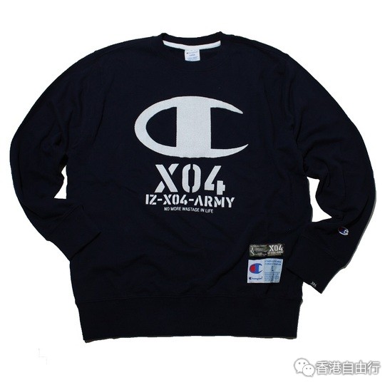 香港购物：军事校园风！izzue ARMY x Champion collection