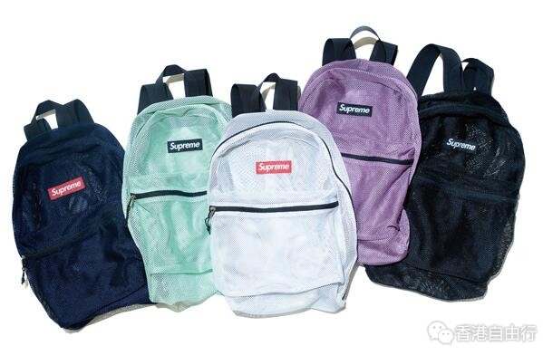 香港购物：SUPREME推出全新MESH BACKPACK背包