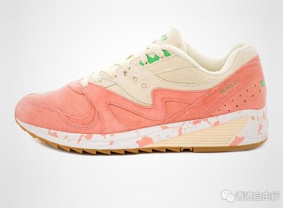 香港时尚鞋款：Saucony Grid 8000「Lobster」配色比美食更充满诱惑