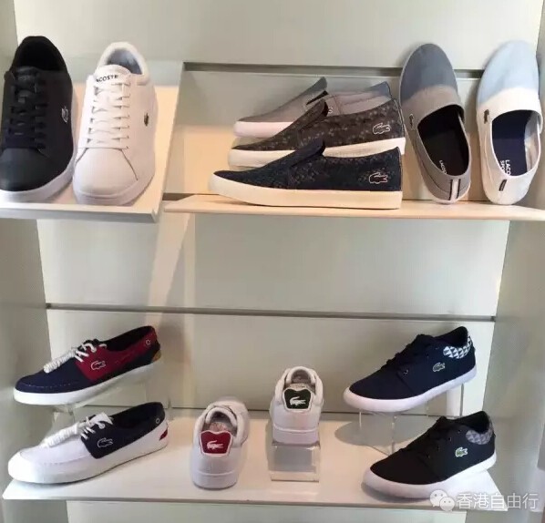 香港购物:实拍海港城专柜法国鳄鱼Lacoste休闲鞋HK报价