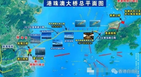 港珠澳大桥通车后，从珠海自驾到香港怎么走？