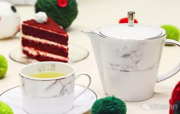 香港美食推介：Lady M首推白色圣诞礼盒 配上美式经典红丝绒蛋糕