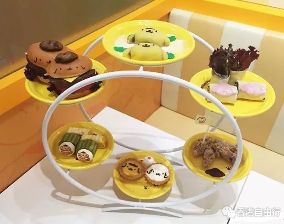 布甸狗下午茶！Pompompurin Café香港特别版High Tea Set 卖相100分！