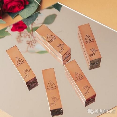 香港化妆品：终于轮到玫瑰金！3CE推三款MLBB玫瑰金唇膏冲击荷包了
