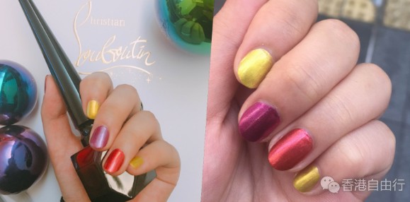 香港购物：Christian Louboutin红底鞋指甲油1月出新色! 颜色充满节日气息!