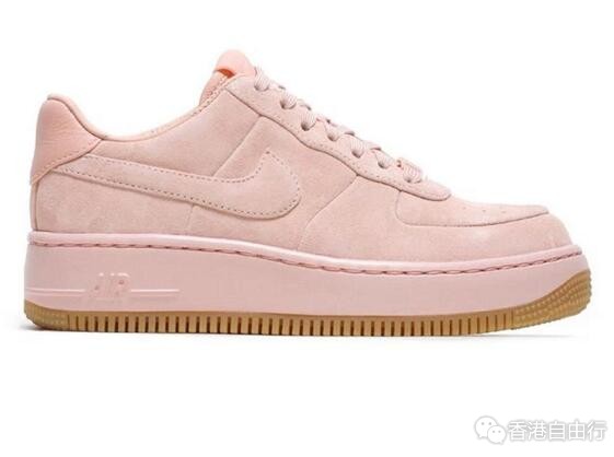 香港时尚导购：超火的粉红波鞋热潮！Nike Air Force 1波糖粉红+Nike Air Max 90粉色祥云踏进2017