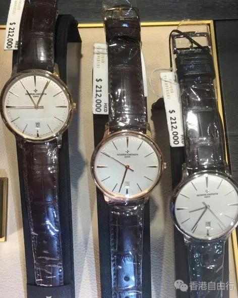 香港购物：实拍江诗丹顿手表专柜价格